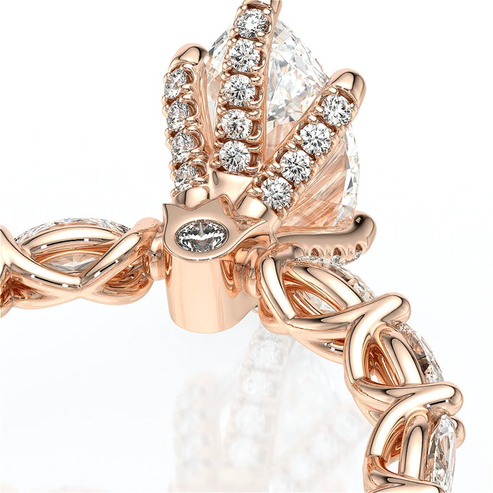 Lumino 803Mqd6 5X25 Ew 18K Rose Gold Marquise