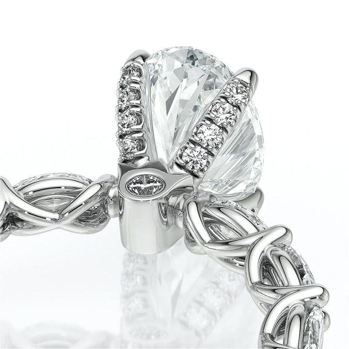 Lumino 803Ovd4 5X25 Ew 14K White Gold Oval