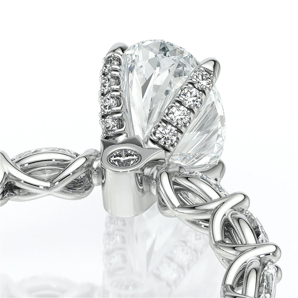 Lumino 803Ovd4 5X25 Ew 18K White Gold Oval