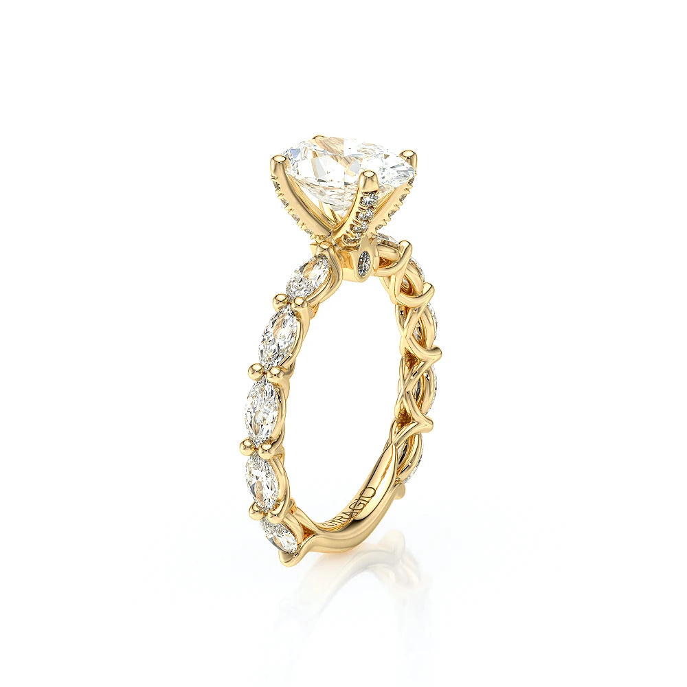 Lumino 803Ovd4 5X25 Ew 14K Yellow Gold Oval