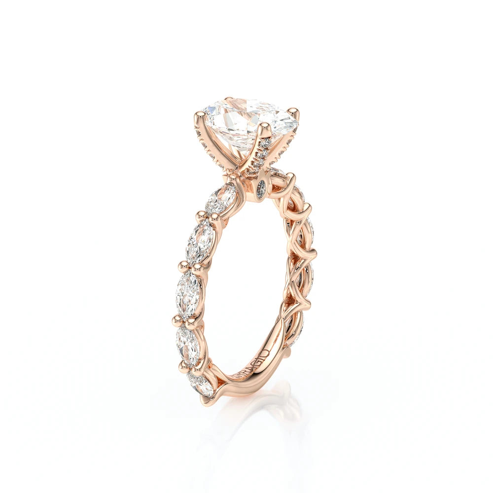 Lumino 803Ovd4 5X25 Ew 18K Rose Gold Oval