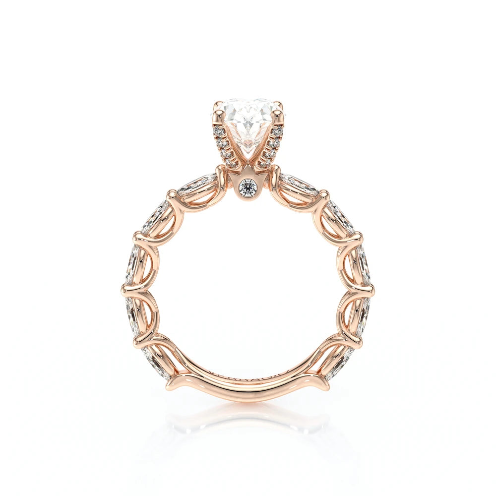 Lumino 803Ovd4 5X25 Ew 14K Rose Gold Oval