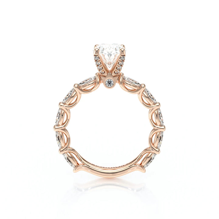 Lumino 803Ovd4 5X25 Ew 14K Rose Gold Oval