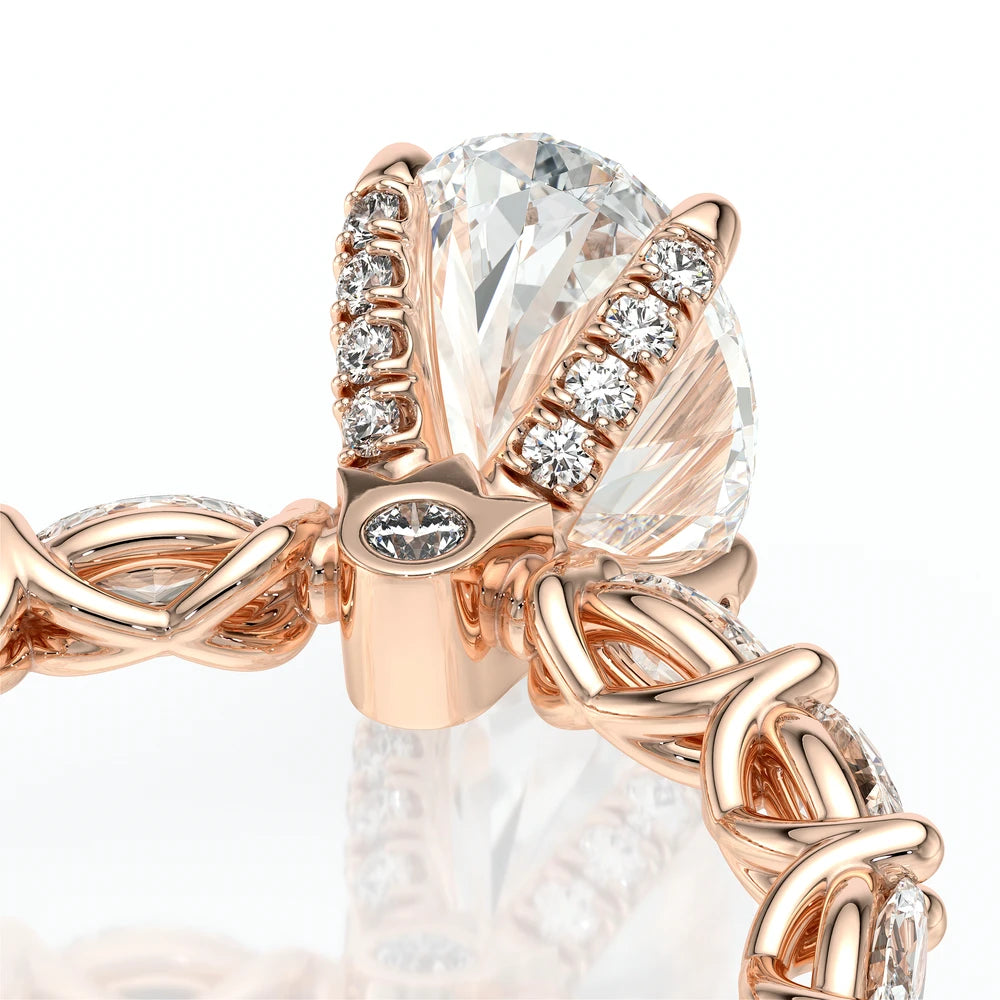 Lumino 803Ovd4 5X25 Ew 18K Rose Gold Oval