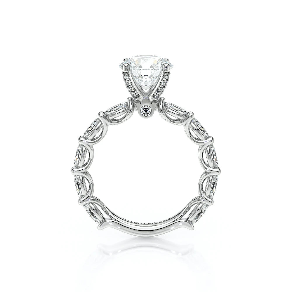 Lumino 803Rd4 5X25 Ew 14K White Gold Round