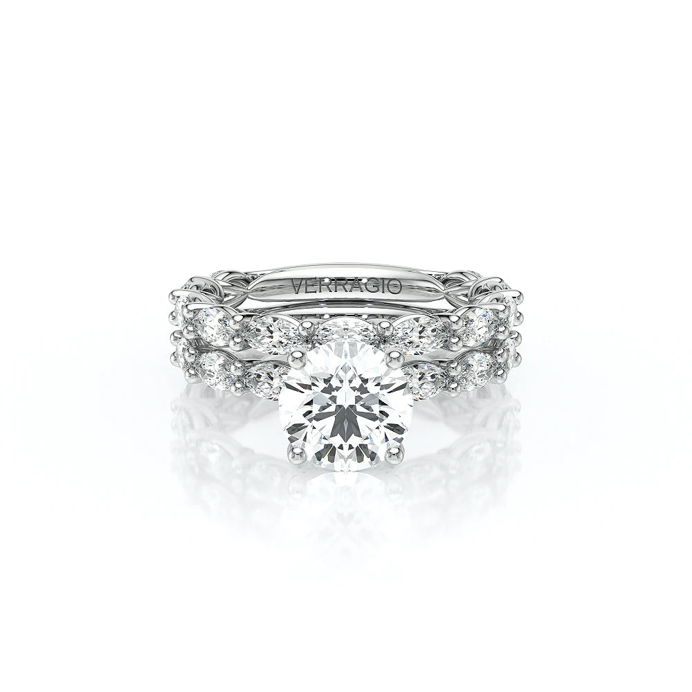 Lumino 803Rd4 5X25 Ew 14K White Gold Round