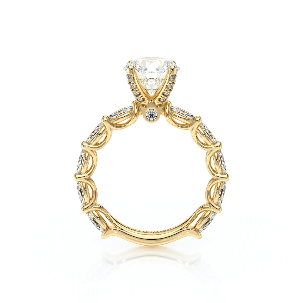 Lumino 803Rd4 5X25 Ew 18K Yellow Gold Round