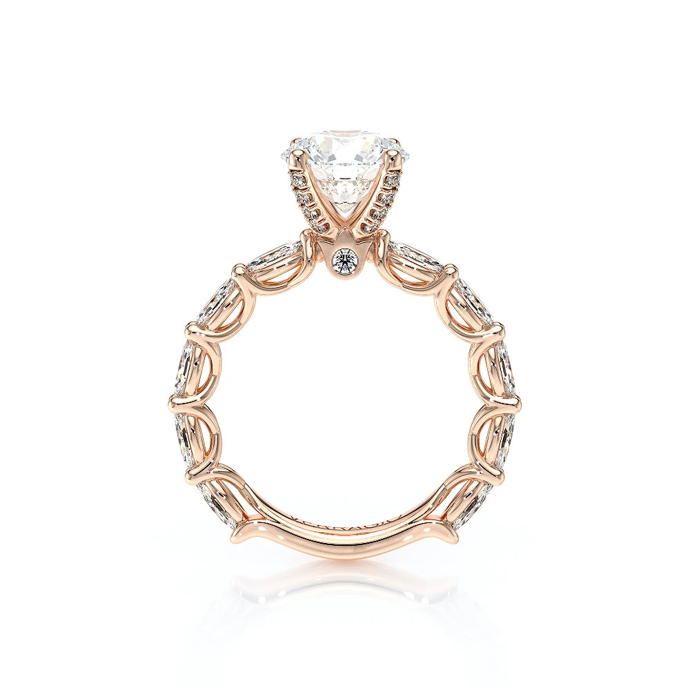 Lumino 803Rd4 5X25 Ew 14K Rose Gold Round