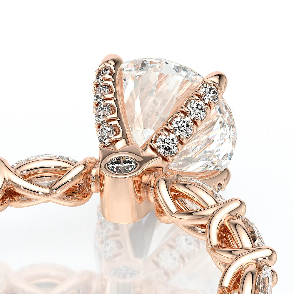 Lumino 803Rd4 5X25 Ew 14K Rose Gold Round