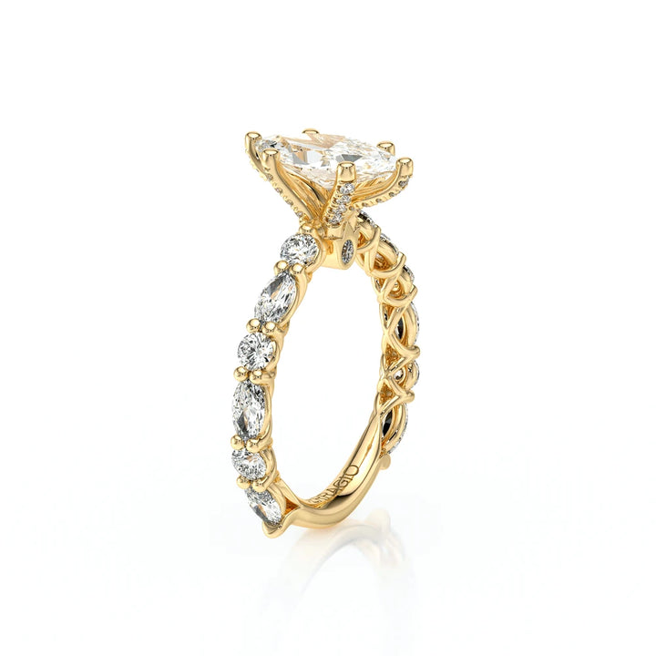 Lumino 806Mqd6 5X25 14K Yellow Gold Marquise