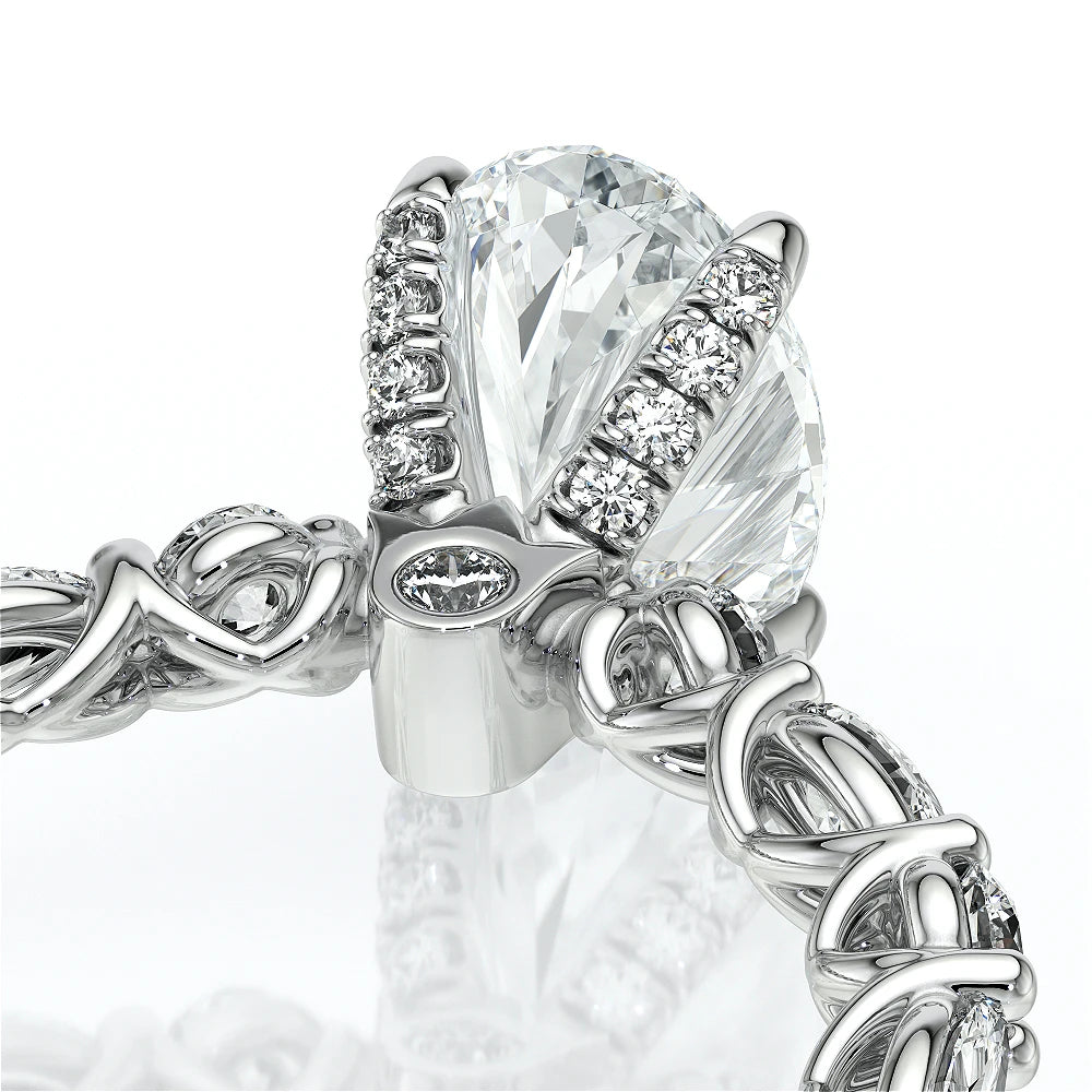 Lumino 806Ovd4 5X25 14K White Gold Oval