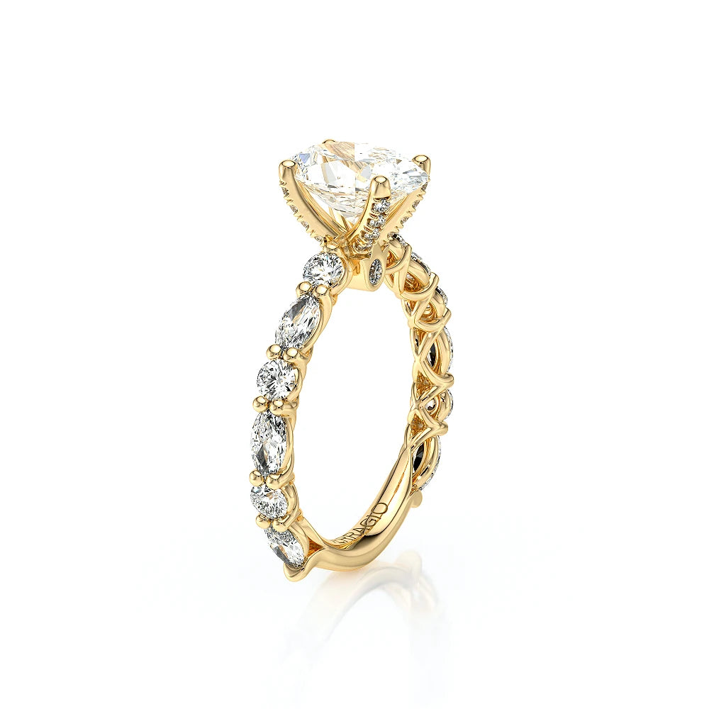 Lumino 806Ovd4 5X25 14K Yellow Gold Oval