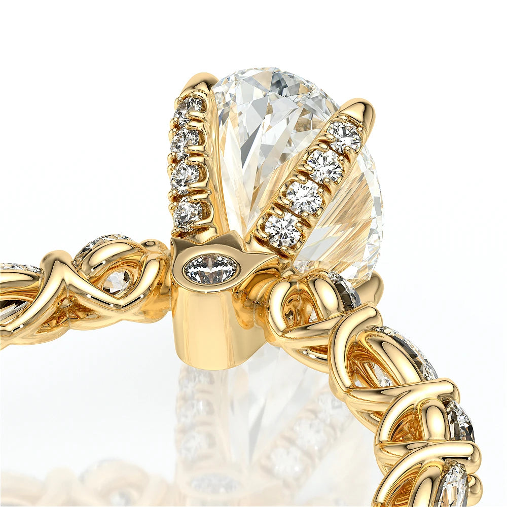 Lumino 806Ovd4 5X25 14K Yellow Gold Oval