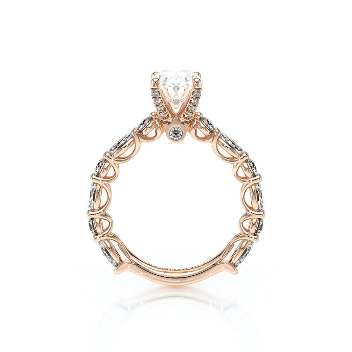 Lumino 806Ovd4 5X25 14K Rose Gold Oval