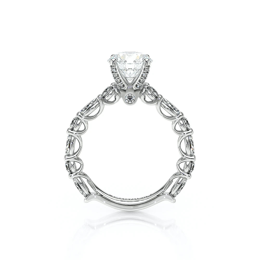 Lumino 806Rd4 5X25 18K White Gold Round
