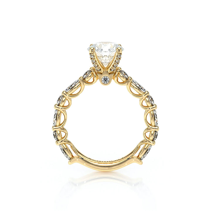 Lumino 806Rd4 5X25 14K Yellow Gold Round