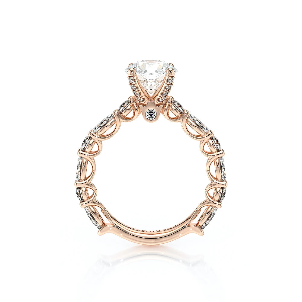 Lumino 806Rd4 5X25 14K Rose Gold Round