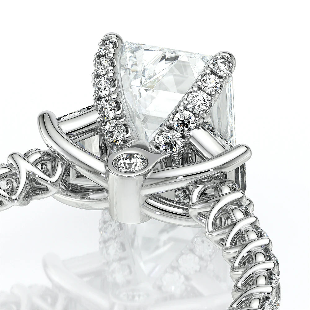 Lumino 811Em Trp 20 14K White Gold Emerald