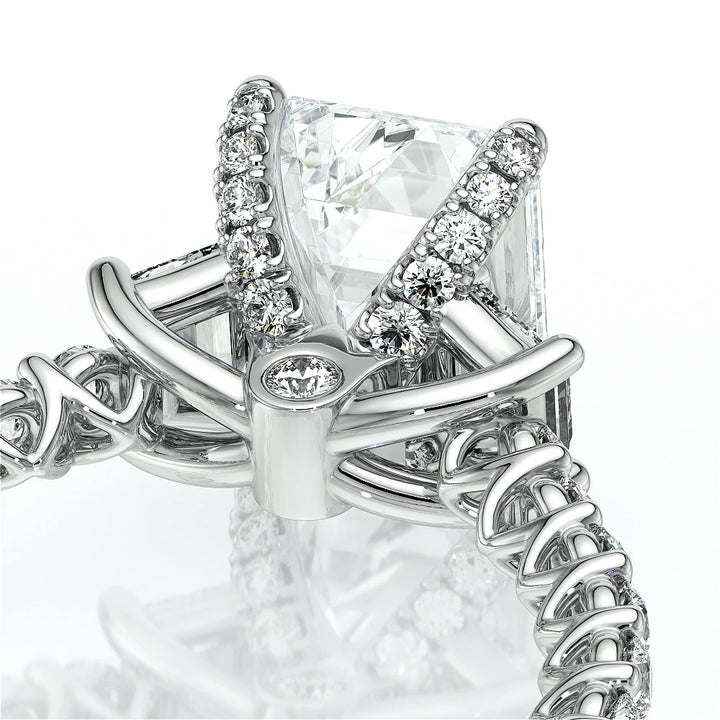 Lumino 811Em Trp 20 14K White Gold Emerald