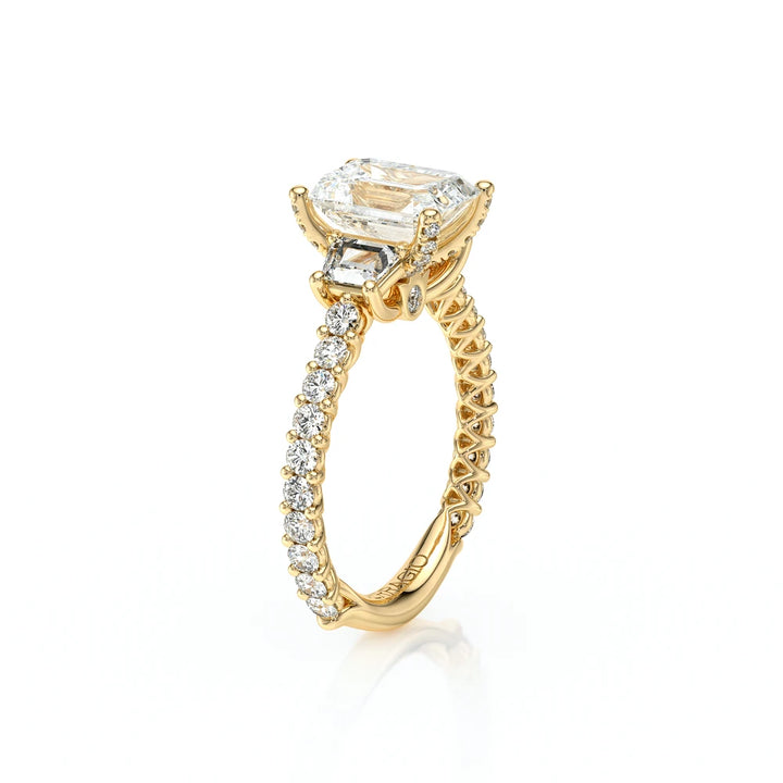Lumino 811Em Trp 20 14K Yellow Gold Emerald