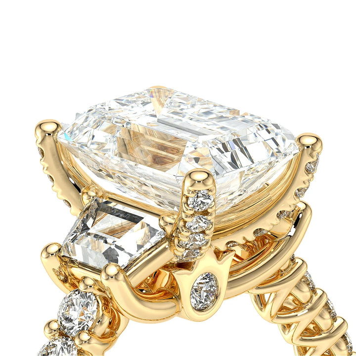 Lumino 811Em Trp 20 14K Yellow Gold Emerald