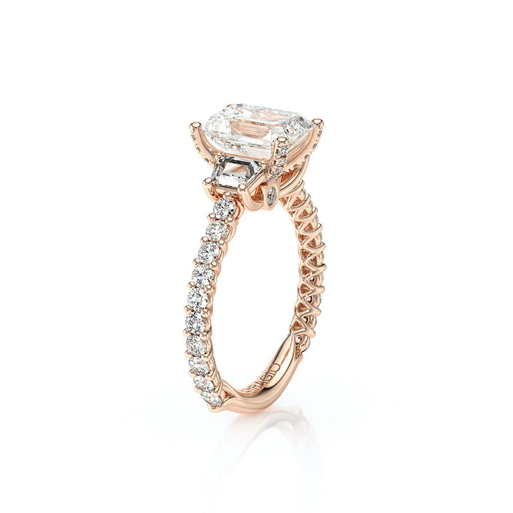 Lumino 811Em Trp 20 14K Rose Gold Emerald