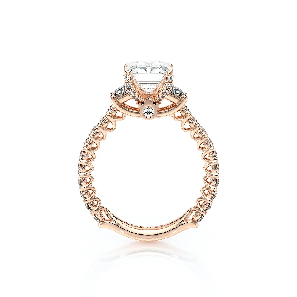 Lumino 811Em Trp 20 14K Rose Gold Emerald