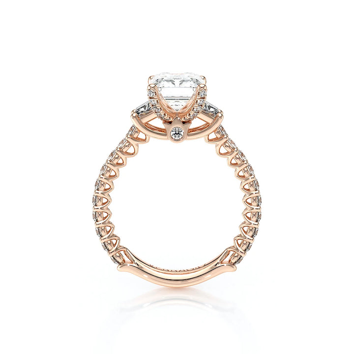 Lumino 811Em Trp 20 14K Rose Gold Emerald
