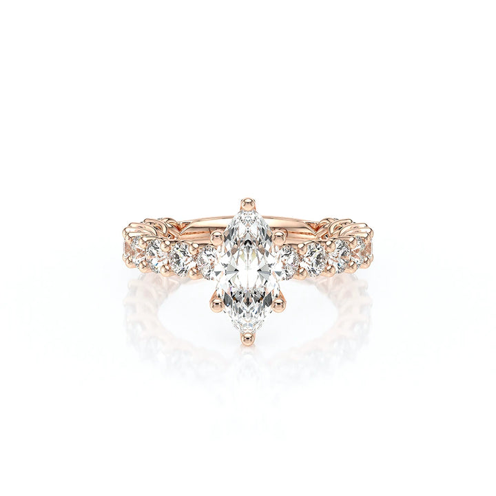 Lumino 801Mqd4 30 14K Rose Gold Marquise