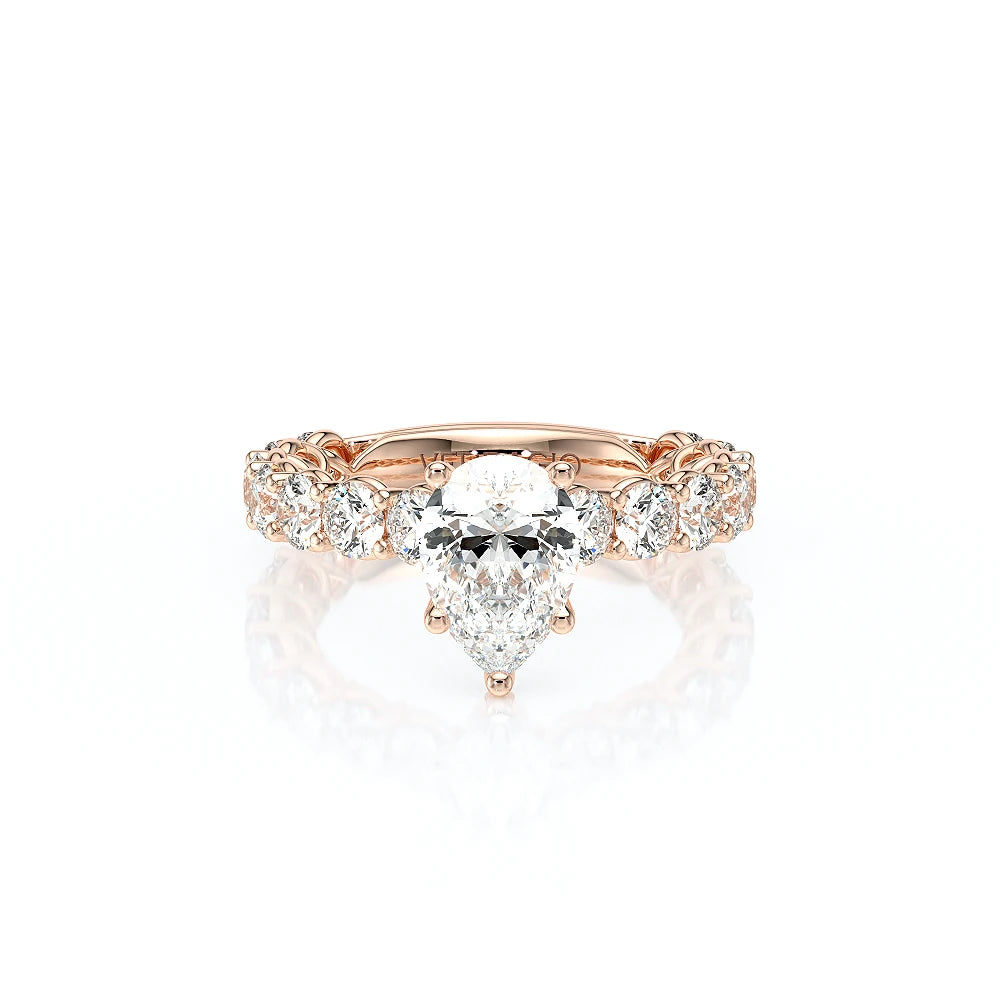 Lumino 801Psd4 35 14K Rose Gold Pear