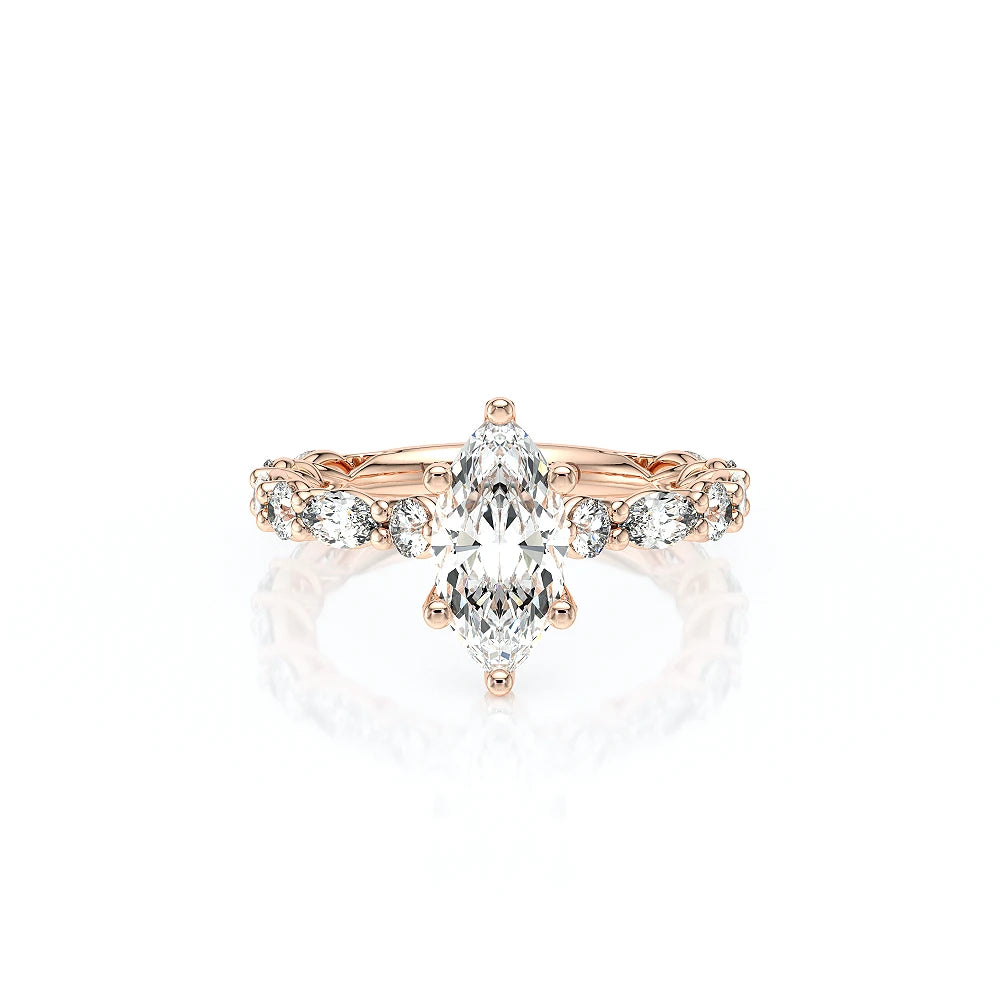 Lumino 806Mqd6 5X25 18K Rose Gold Marquise