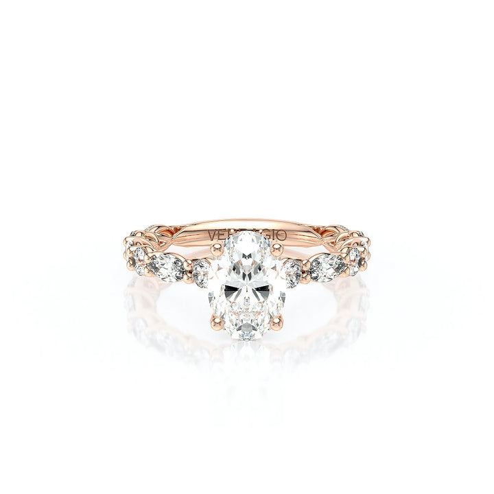 Lumino 806Ovd4 5X25 14K Rose Gold Oval