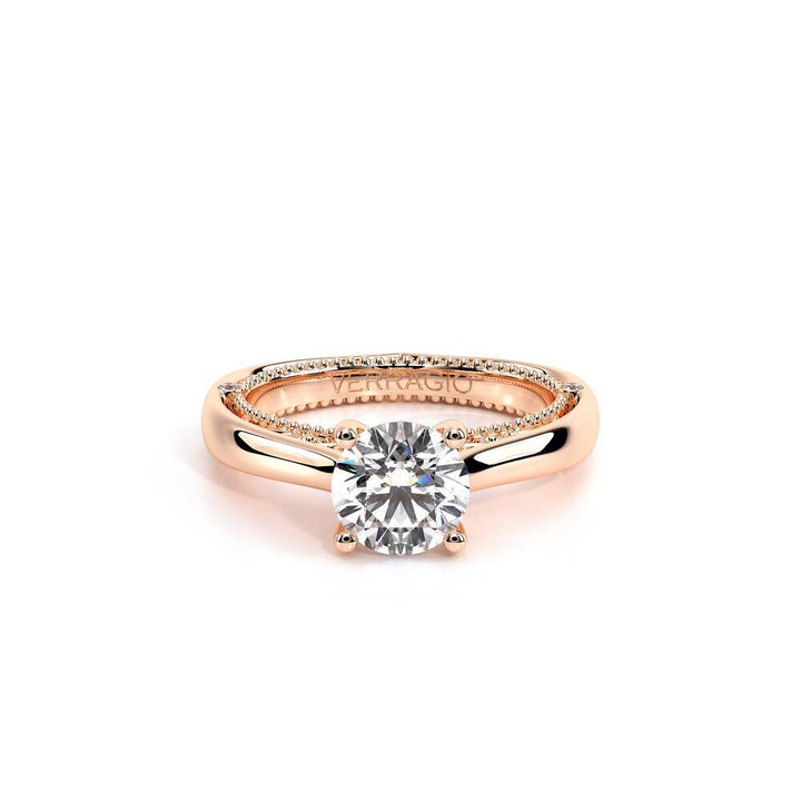 Venetian-5047r-18k Rose Gold Round