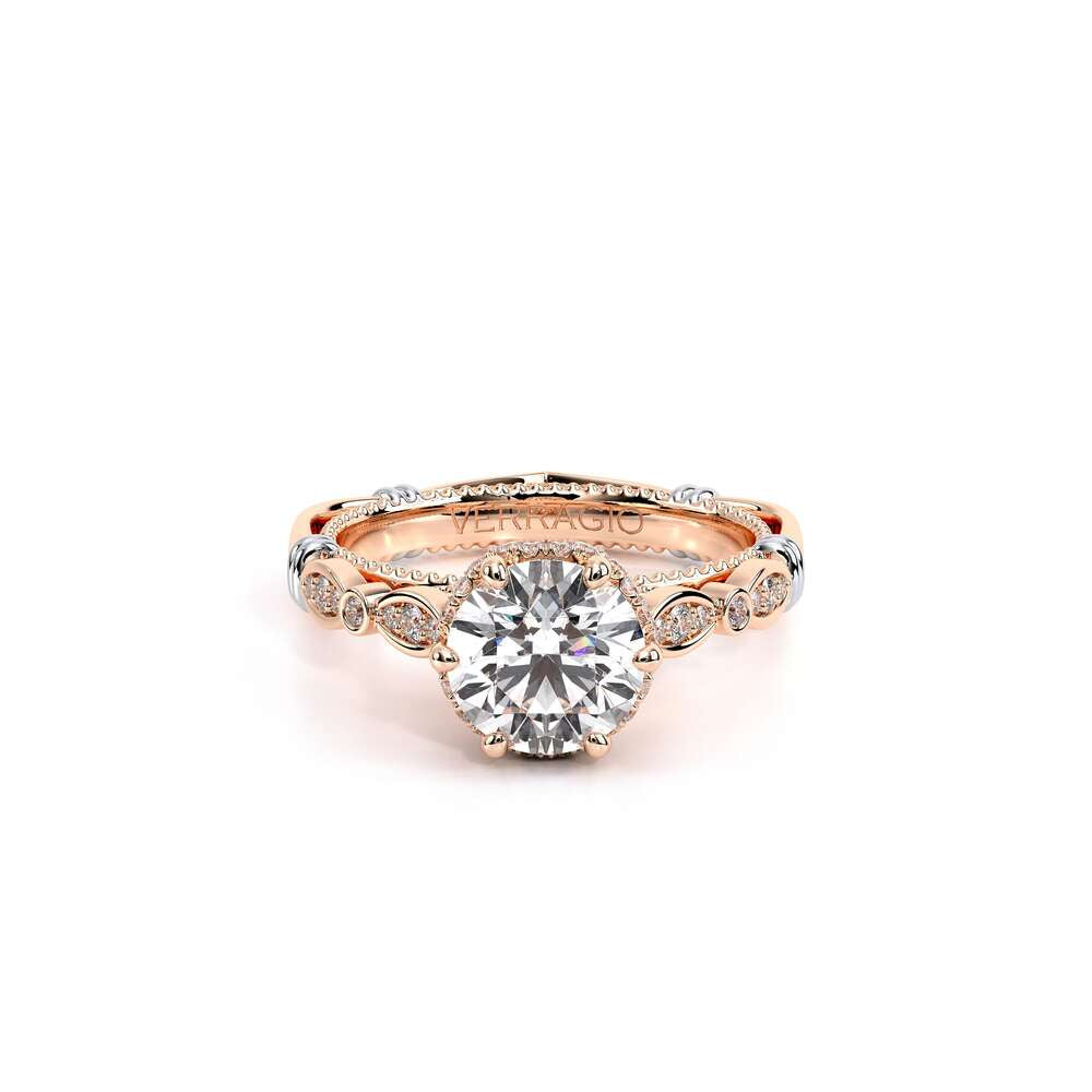 Parisian-151r-14k Rose Gold Round