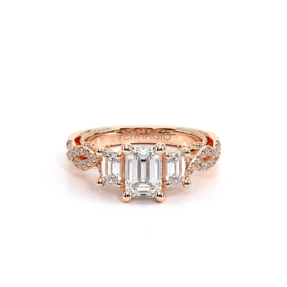 Insignia-7074em-18k Rose Gold Emerald