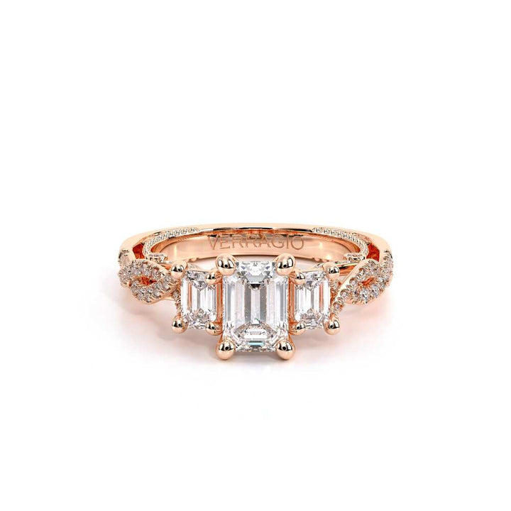 Insignia-7074em-18k Rose Gold Emerald
