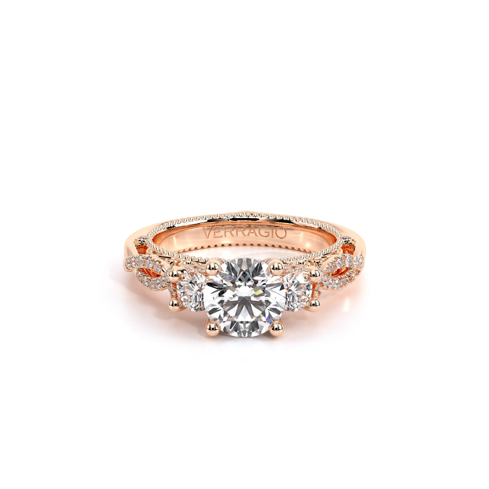 Venetian-5079r-14k Rose Gold Round