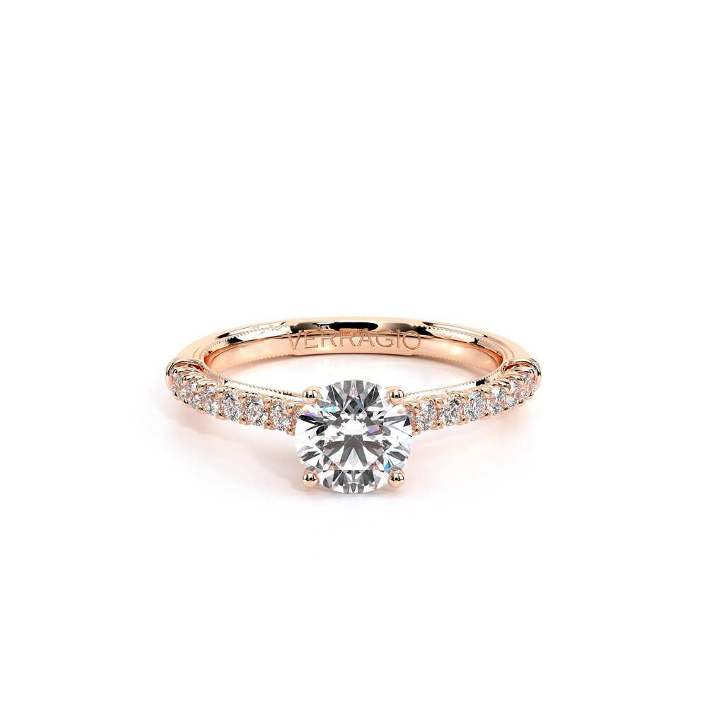 Renaissance-955R17-14K Rose Gold Round