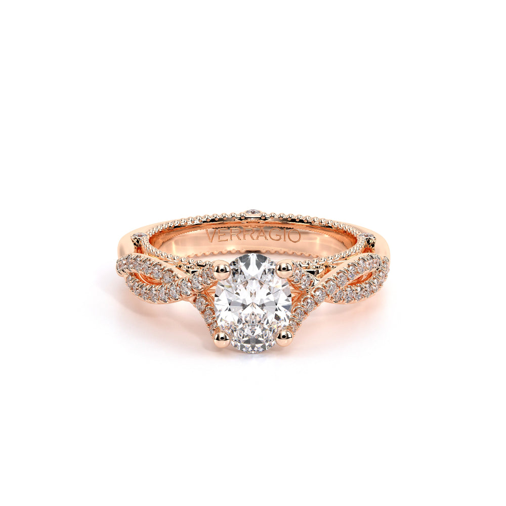 Venetian-5003ov-14k Rose Gold Oval