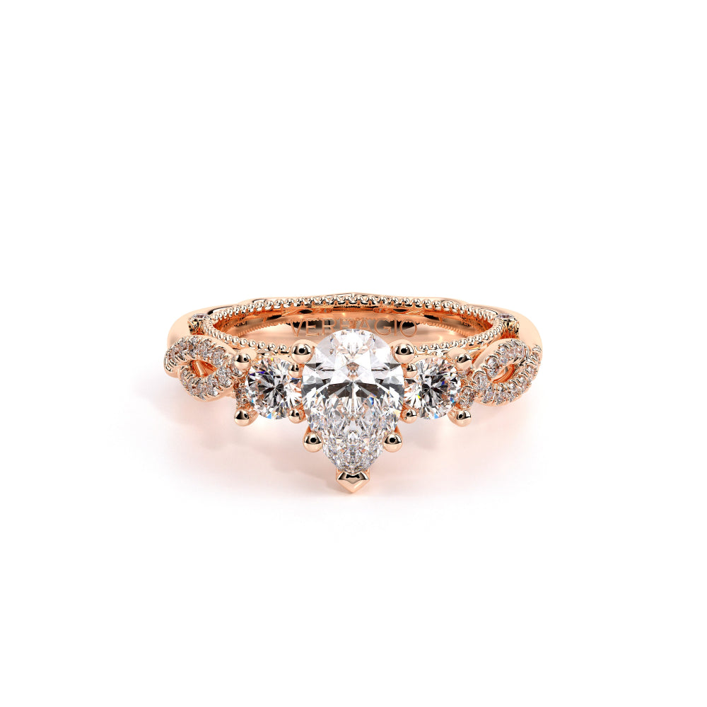 Venetian-5013pear-14k Rose Gold Pear