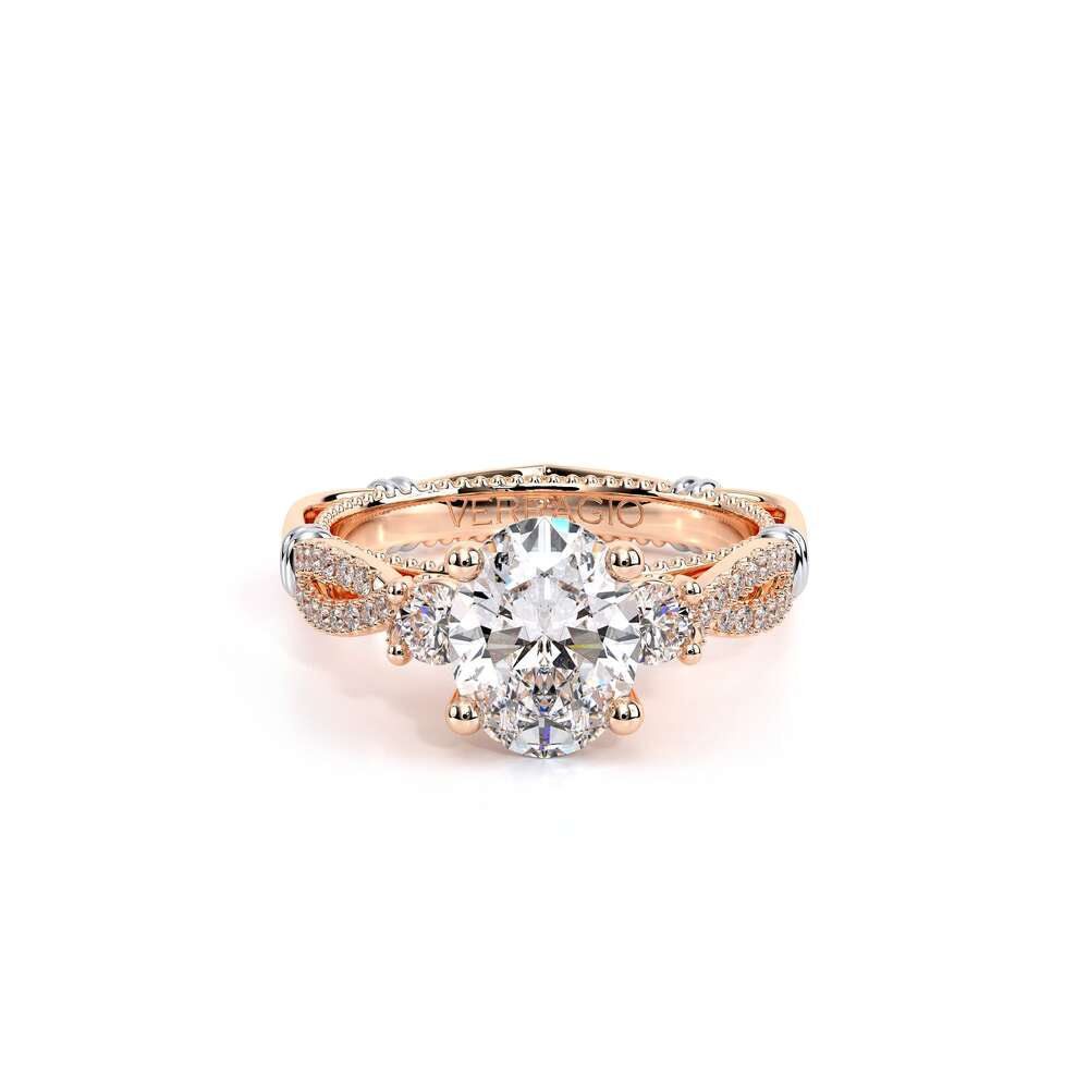 Parisian-129ov-18k Rose Gold Oval