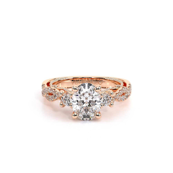 Insignia-7074ov-18k Rose Gold Oval