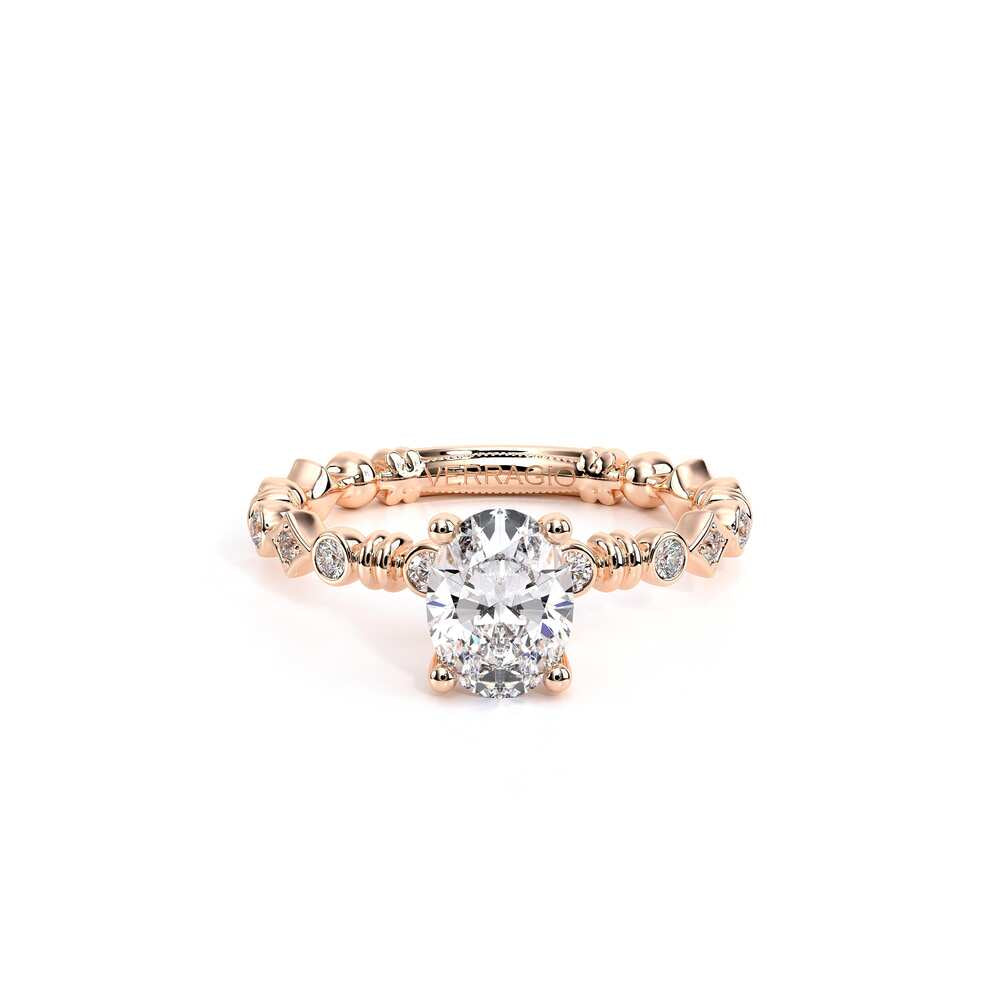 Renaissance-973-Ov-14k Rose Gold Oval