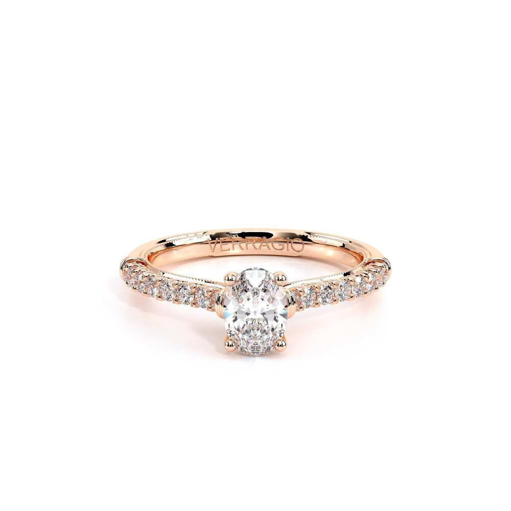 Renaissance-955OV17-18K Rose Gold Oval