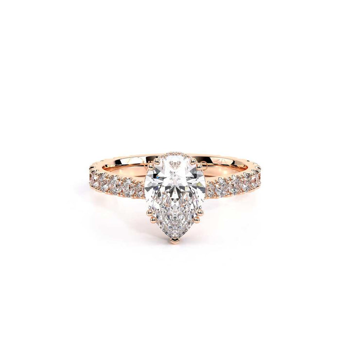 Renaissance-985PEAR22-18K Rose Gold Pear