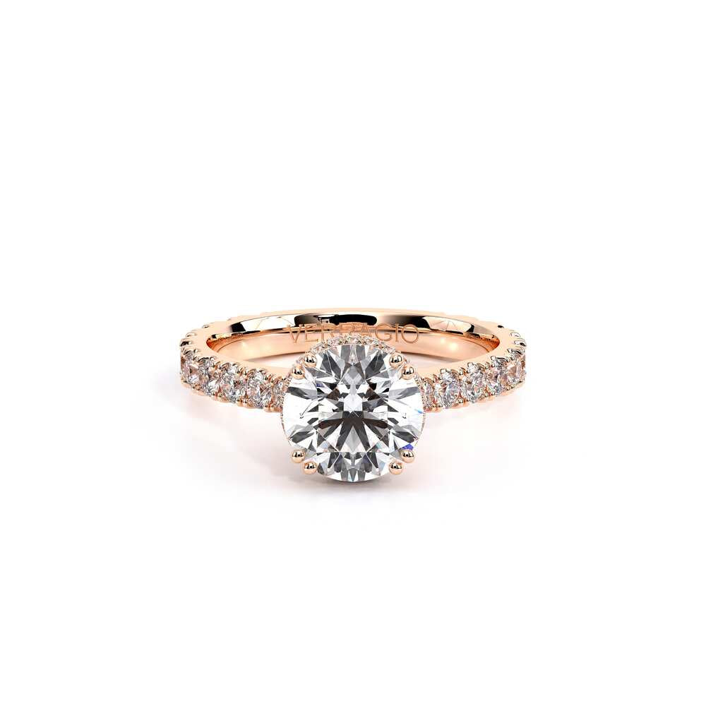 Renaissance-985R22-18K Rose Gold Round