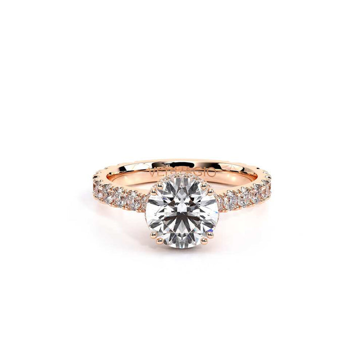 Renaissance-985R22-18K Rose Gold Round