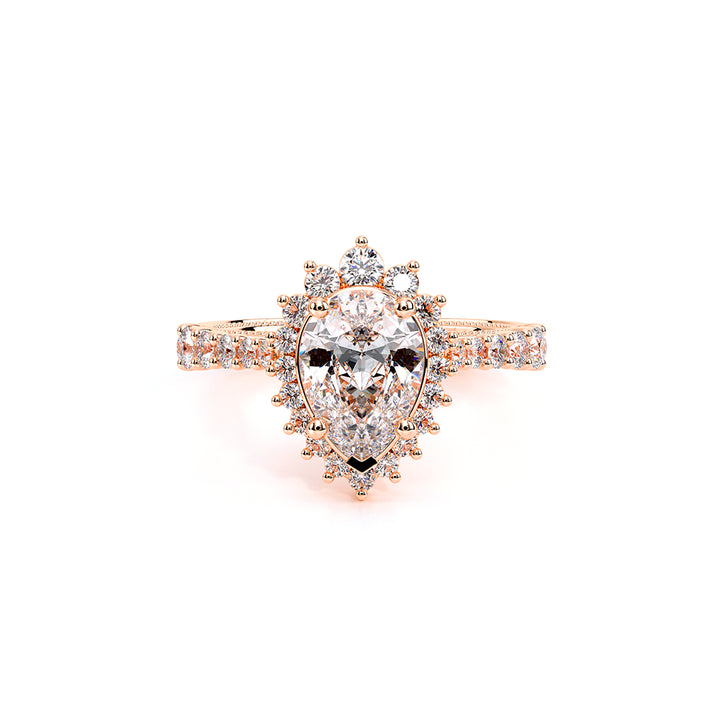 Venetian-5084pear-18k Rose Gold Pear
