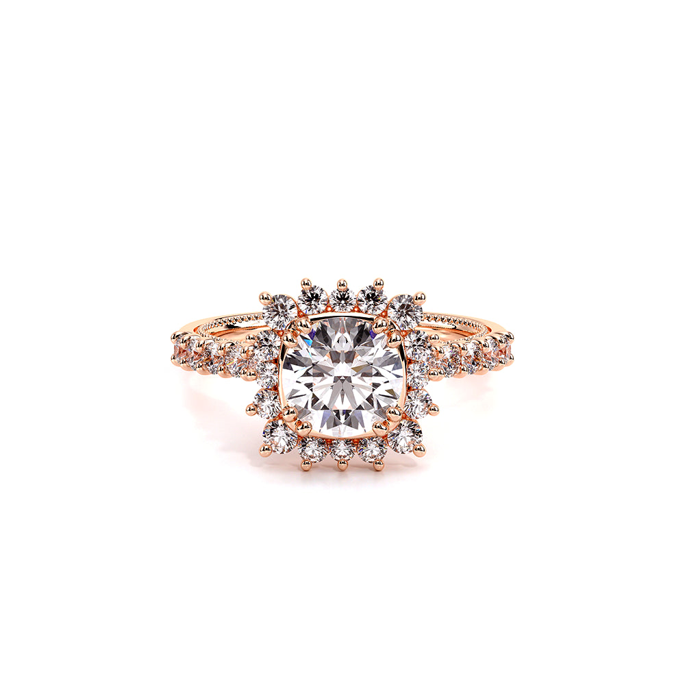 Renaissance-986CU-14K Rose Gold Cushion