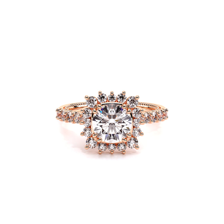 Renaissance-986CU-14K Rose Gold Cushion